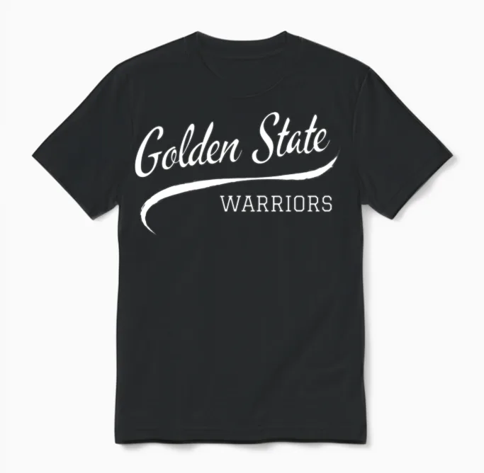 Warriors Retro Awareness Gift Unisex T-Shirt in Black