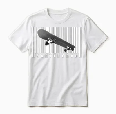 Skateboard Skateboarder Skateboarding Skater Unisex T-Shirt - White