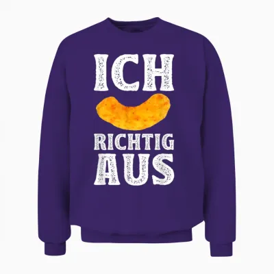 Ich Flip Richtig Aus Erdnussflip Unisex Sweatshirt - Purple