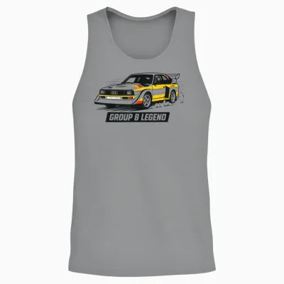 Group B Rally Legend Unisex Tank Top - Sport Grey