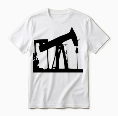 Oil Rig Unisex T-Shirt - White