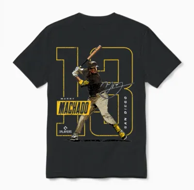 Manny Machado | San Diego Baseball Mlb Players | Mlbmac4055 Unisex T-Shirt - Black