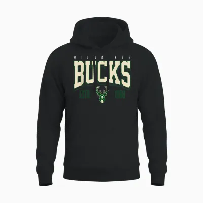 Offizieller Nba-Battle-Test Der Milwaukee Bucks Unisex Hoodie - Black