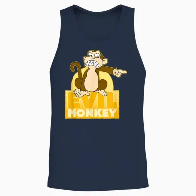 Family Guy Böser Affe Unisex Tank Top - Navy