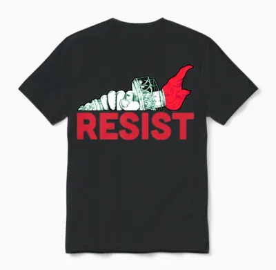 Resist Unisex T-Shirt - Black