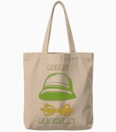 Retro Fashion Vintage Tote Bags - Natural