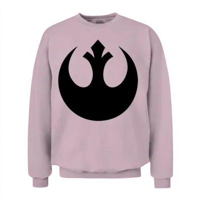 Rebel Unisex Sweatshirt - Light Pink