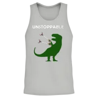 Dino Unstoppable Unisex Tank Top - Ash – 2