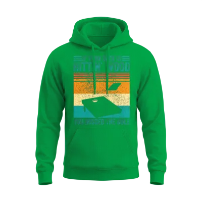 Funny Cornhole Unisex Hoodie - Irish Green
