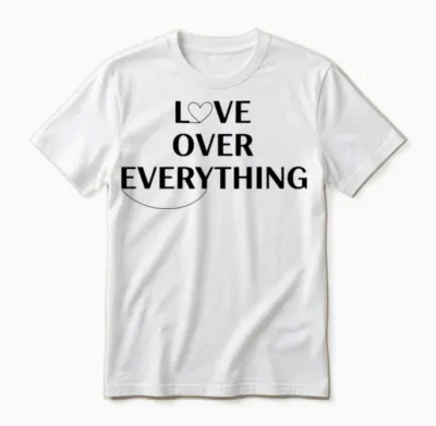 Vareno - Love Over Everything Unisex T-Shirt - White