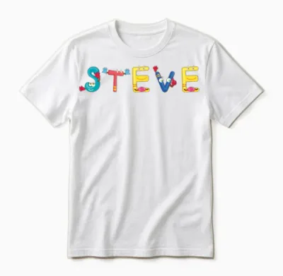 Steve Unisex T-Shirt - White