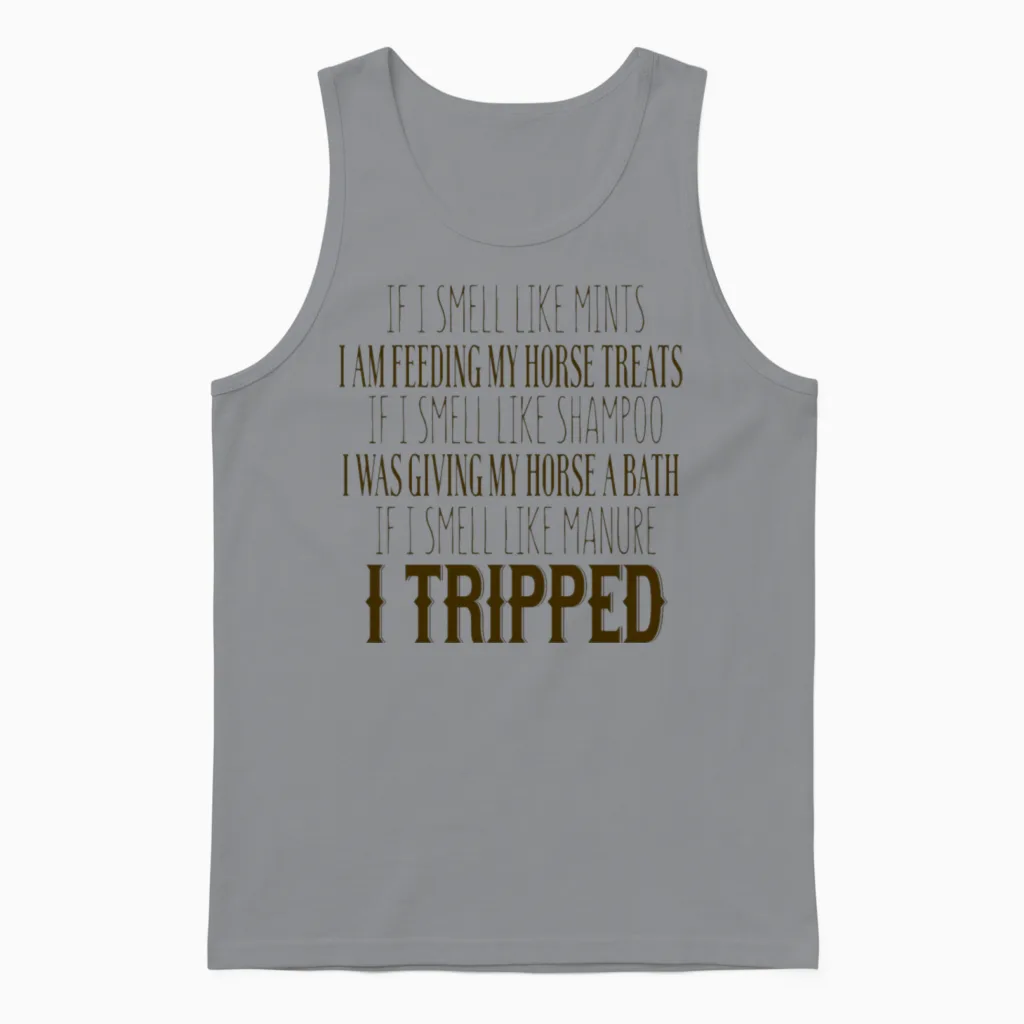 Horse Treats Horse Bath Lovers Unisex Tank Top in Sport Grey