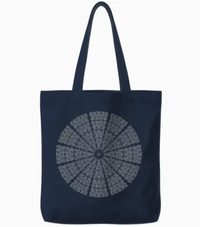 Astrodome Ceiling Tote Bags - Navy