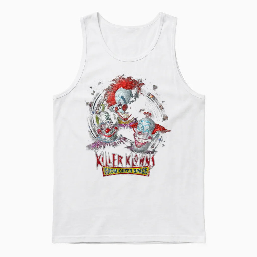 Killer Klowns from Outer Space Killer Klowns Unisex Tank Top in White
