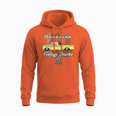 Dentside Tampico Yellow Unisex Hoodie - Orange