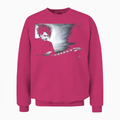 Robert Smith the Cure Live Disintegration Era Phil Nicholls Manche Longue Unisex Sweatshirt - Heliconia
