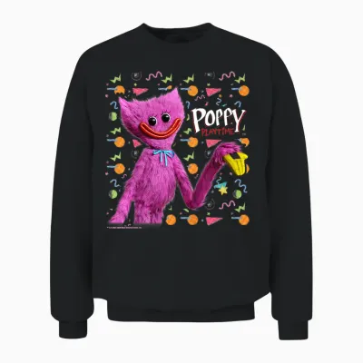 Kinder Poppy Playtime Kissy Missy Smile Für Kinder Unisex Sweatshirt - Black