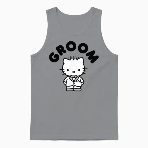 Dear Daniel Groom Wedding Unisex Tank Top - Sport Grey