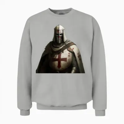 Knight Templar Unisex Sweatshirt - Ash