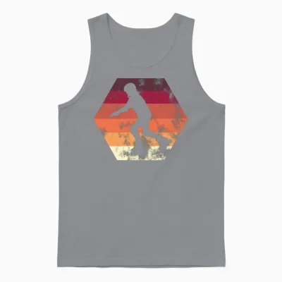 Roller Boy Retro Vintage Unisex Tank Top - Sport Grey