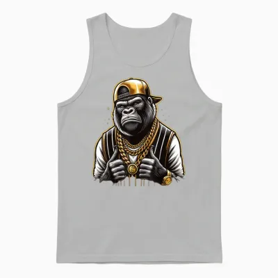 Kostüm Rapper Kinder T-Shirt, Black Unisex Tank Top - Ash