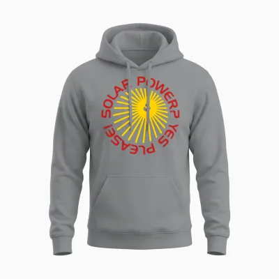 Bd Solar Power Unisex Hoodie - Sport Grey