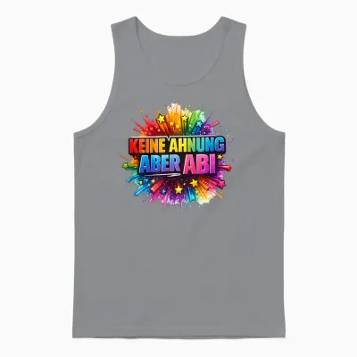 Abi 2026 Lustig Abitur Spruch Schule Geschenk Schüler Unisex Tank Top - Sport Grey