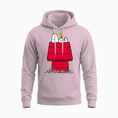Peanuts - Snoopy Woodstock Original Unisex Hoodie - Light Pink