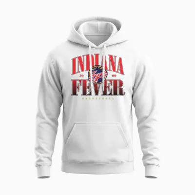 Indiana Fever Unisex Hoodie - White