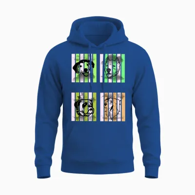 Dogs Dog Design for Dog Lover Unisex Hoodie - Royal