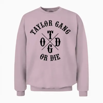 Taylor Gang Cross Unisex Sweatshirt - Light Pink