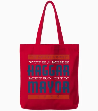 Mayor Haggar Tote Bags - Red