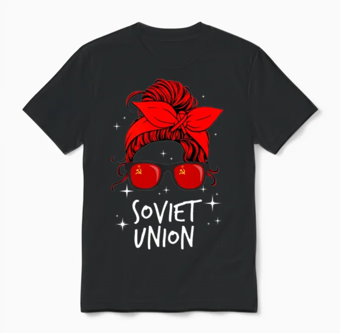 Soviet Union Unisex T-Shirt in Black