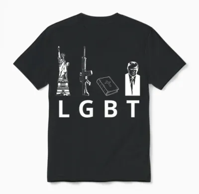 The Bible of Liberty Guns Trump Unisex T-Shirt - Black