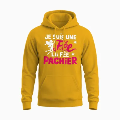 Je Suis Une Fee La Fee Pachier Woman Man Je Suis Une Fée T-Shirt, Black, S Unisex Hoodie - Gold