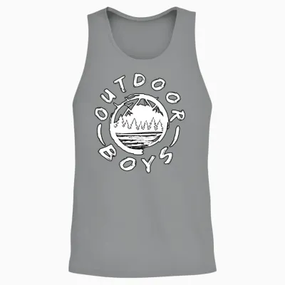 Outdoor Boys B&w Logo Unisex Tank Top - Sport Grey