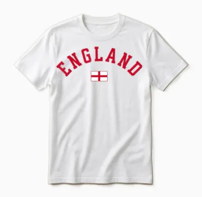England English Unisex T-Shirt - White