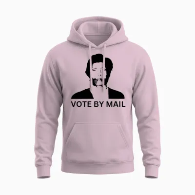 Ted K Vote by Mail Unisex Hoodie - Light Pink