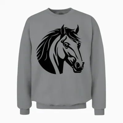Horse Equine Pony Unisex Sweatshirt - Sport Grey