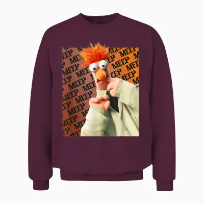 The Muppets Beaker Unisex Sweatshirt - Maroon