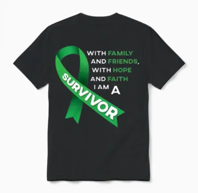 Liver Cancer Awareness Gift Unisex T-Shirt - Black