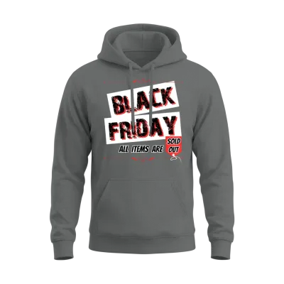 Funny Black Friday Sold Out Unisex Hoodie - Graphite Heather