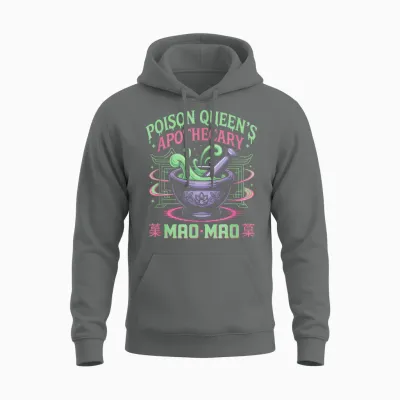 Poison Queen Apothecary Medicine Cute Anime Diaries Kawaii Unisex Hoodie - Graphite Heather