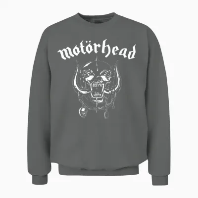 Motörhead – Flat Warpig Dark Heather Unisex Sweatshirt - Graphite Heather
