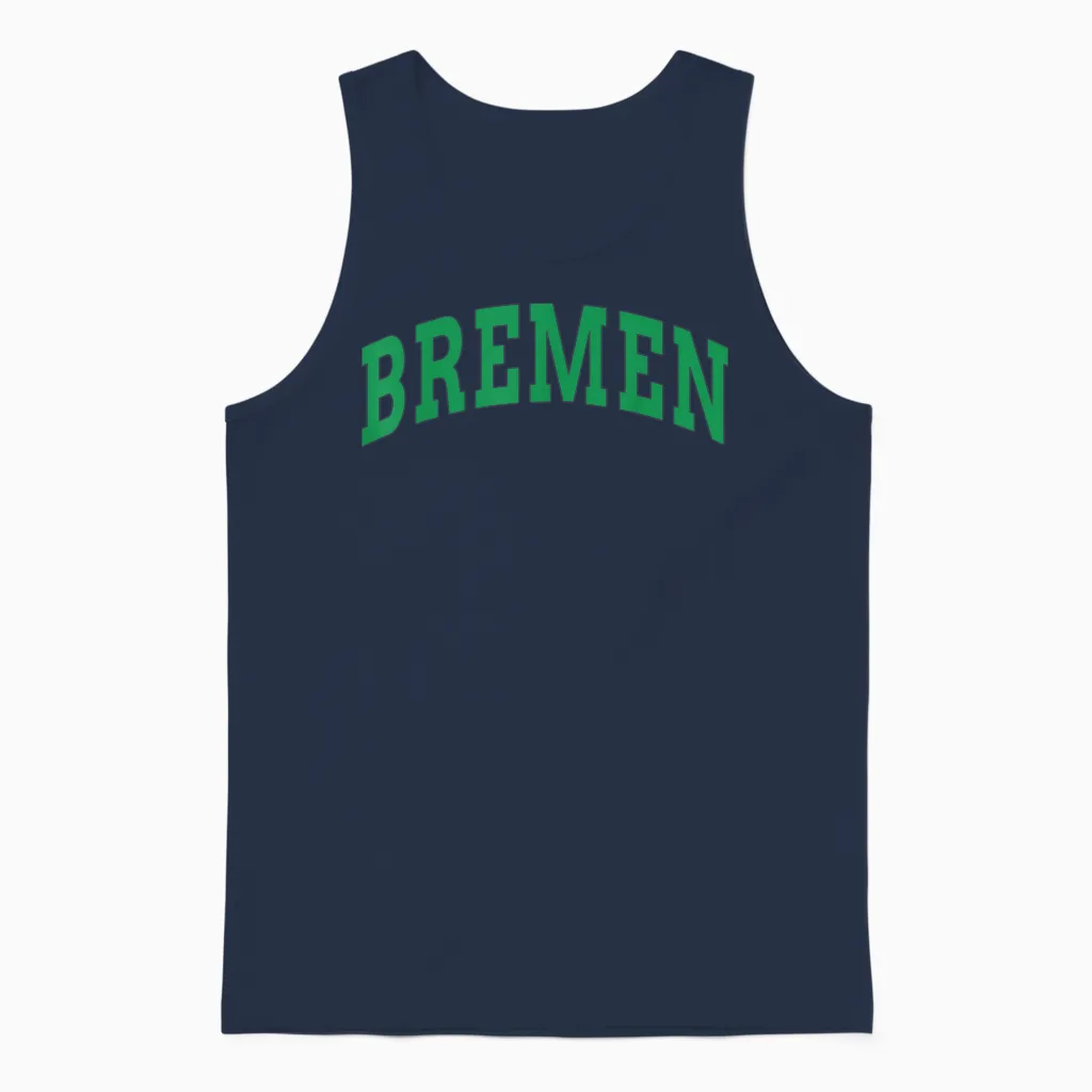 Bremen Tshirt Ultras Männer Frauen Norden Bremer Trikot Unisex Tank Top in Navy