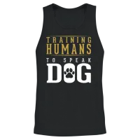 Dog Trainer Funny Dog Agility Training Unisex Tank Top - Black – 2