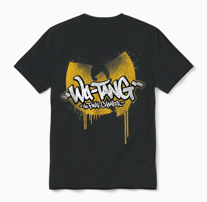 Wu-Tang Clan the Final Chamber Uk & Europe Tour Unisex T-Shirt in Black