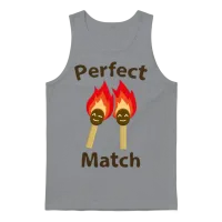 Perfect Match Unisex Tank Top - Sport Grey – 1