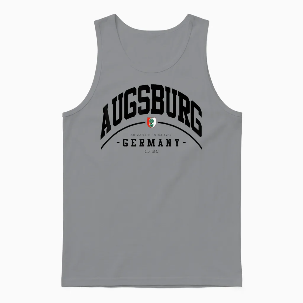 Augsburg Reise Nach Augsburg Heimat Deutschland Augsburg Unisex Tank Top in Sport Grey