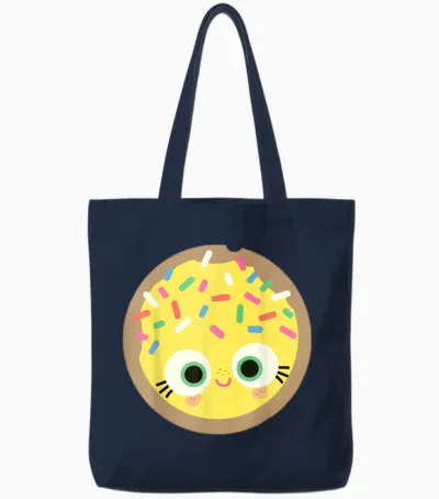 Funny Good Egg Teacher Halloween Costume the Smart Cookie Tote Bags - Navy